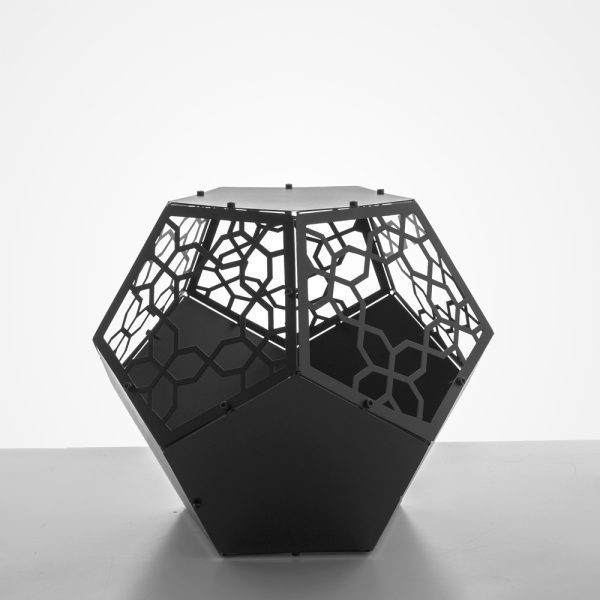VARGA | 3D Metal Sade Geometrik Mumluk & Kahve Masası - Görsel 6