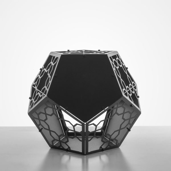 VARGA | 3D Metal Sade Geometrik Mumluk & Kahve Masası - Görsel 5