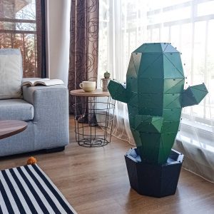 KAKTUS III | 3D Metal Geometrik Kaktüs Modeli