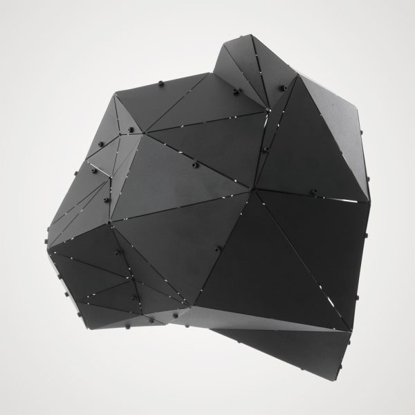 PANTER | 3D Geometrik Metal Panter Kafası Duvar Dekoru - Görsel 2