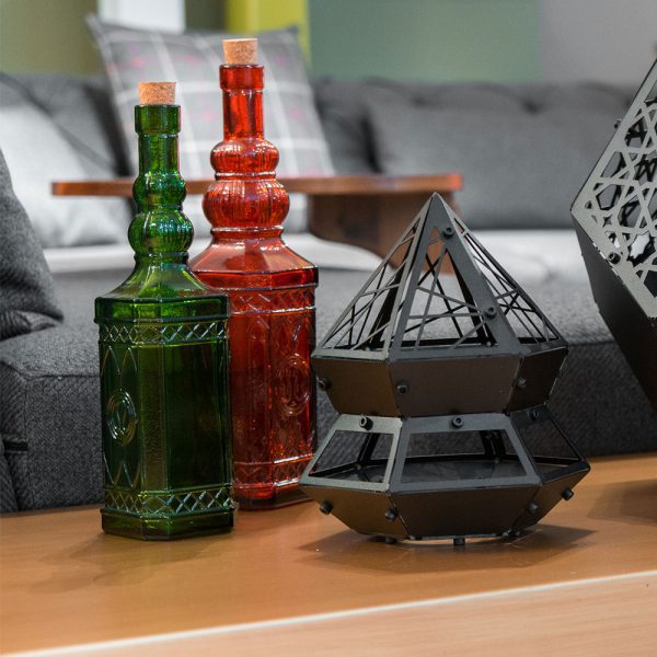 PINE | 3D Metal Küçük Çam Şekilli Mumluk - Görsel 5