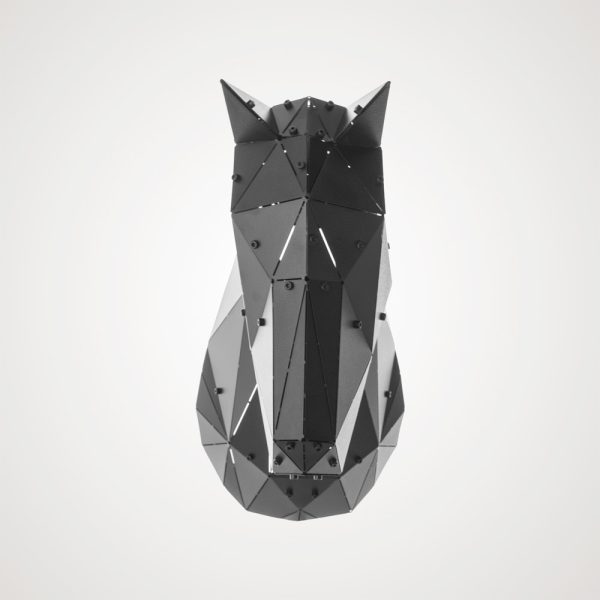 CAVALLO | 3D Geometrik Metal At Kafası Duvar Dekoru - Görsel 5