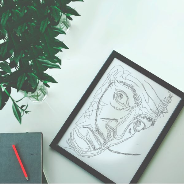 SALVADOR DALI | Tek Çizgi Poster Serisi - Görsel 2