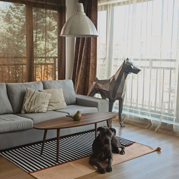 DOBERMAN SERİSİ | 3D Metal Geometrik Doberman Heykeli - Görsel 10