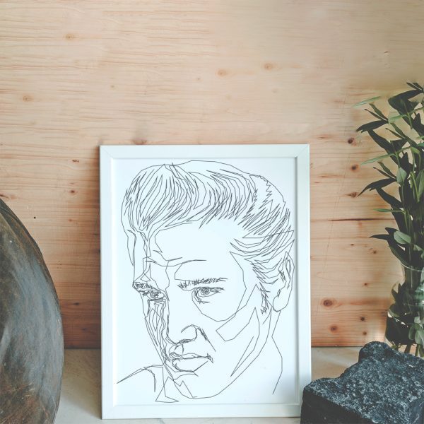 ELVIS PRESLEY | Tek Çizgi Poster Serisi - Görsel 2