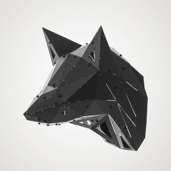 FOX | 3D Geometrik Metal Tilki Kafası Duvar Dekoru - Görsel 8
