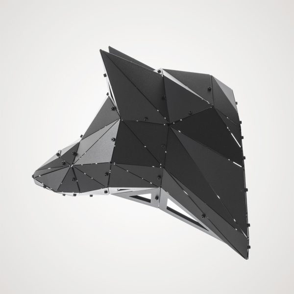 FOX | 3D Geometrik Metal Tilki Kafası Duvar Dekoru - Görsel 7