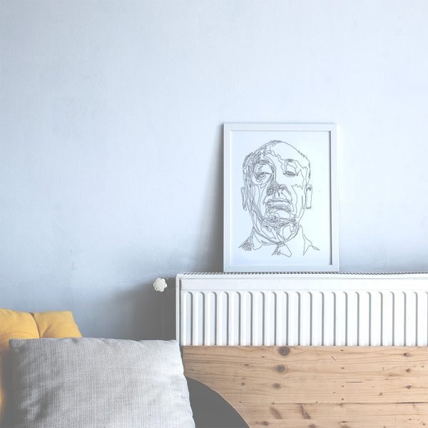 ALFRED HITCHCOCK | Tek Çizgi Poster Serisi - Görsel 3