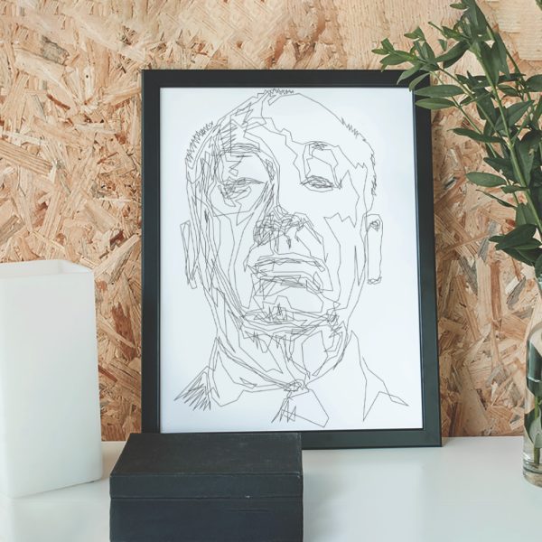 ALFRED HITCHCOCK | Tek Çizgi Poster Serisi