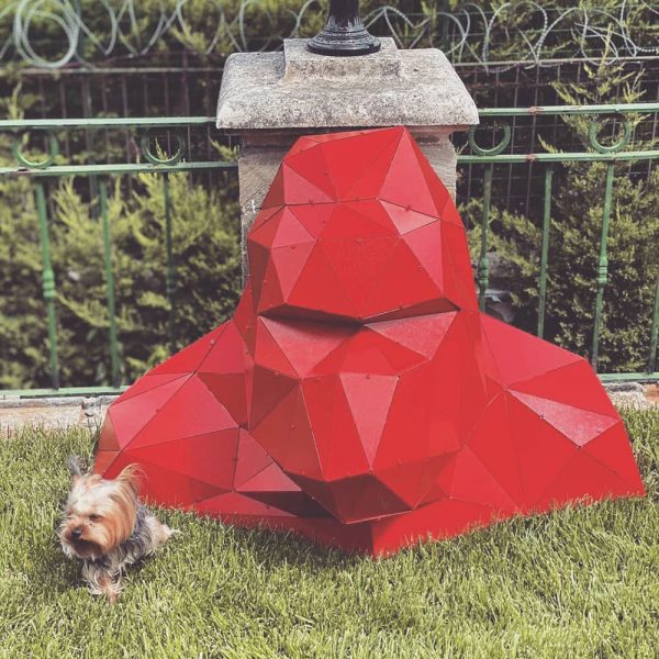 KING KONG | 3D Metal Geometrik Goril Büstü - Görsel 11