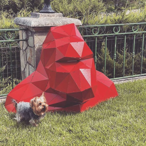 KING KONG | 3D Metal Geometrik Goril Büstü - Görsel 12