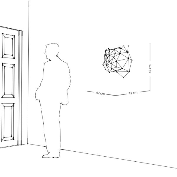 PANTER | 3D Geometrik Metal Panter Kafası Duvar Dekoru - Görsel 7