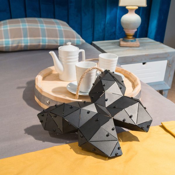 PARI | 3D Geometrik Metal Kelebek Duvar Dekoru - Görsel 2