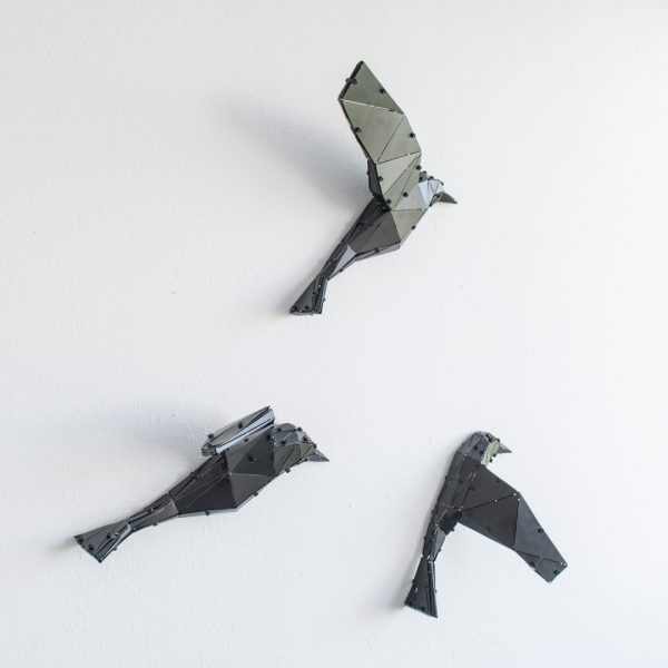 VOGELS | 3D Geometrik Metal Kuş Sürüsü Duvar Dekoru - Görsel 7