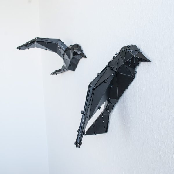 VOGELS | 3D Geometrik Metal Kuş Sürüsü Duvar Dekoru - Görsel 2